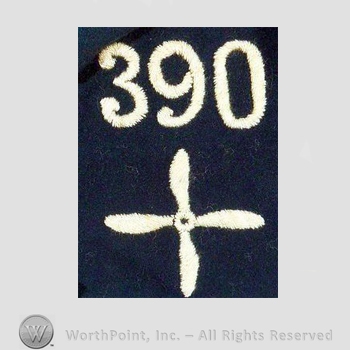 WWI Enlisted Squadron Patch : 390th Air Service Enlisted Squadron Patch.