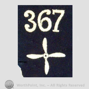 WWI Enlisted Squadron Patch : 367th Air Service Enlisted Squadron Patch.