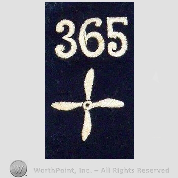 WWI Enlisted Squadron Patch : 365th Air Service Enlisted Squadron Patch.