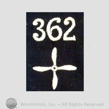 WWI Enlisted Squadron Patch : 362nd Air Service Enlisted Squadron Patch.