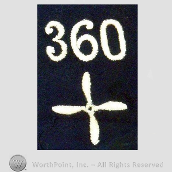 WWI Enlisted Squadron Patch : 360th Air Service Enlisted Squadron Patch.
