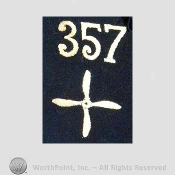 WWI Enlisted Squadron Patch : 357th Air Service Enlisted Squadron Patch.