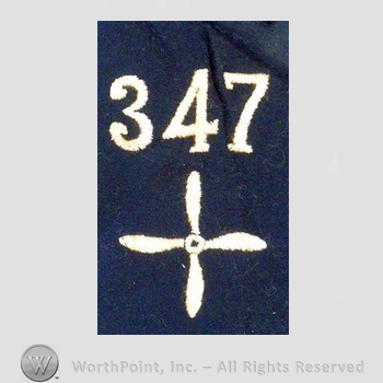 WWI Enlisted Squadron Patch : 347th Air Service Enlisted Squadron Patch.