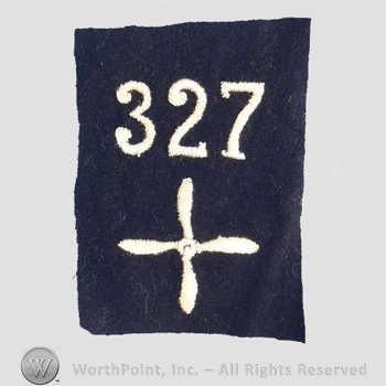 WWI Enlisted Squadron Patch : 327th Air Service Enlisted Squadron Patch.