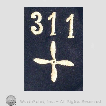 WWI Enlisted Squadron Patch : 311th Air Service Enlisted Squadron Patch.