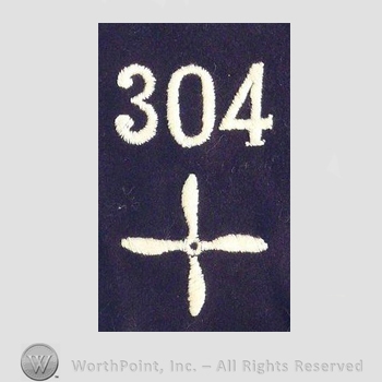WWI Enlisted Squadron Patch : 304th Air Service Enlisted Squadron Patch.