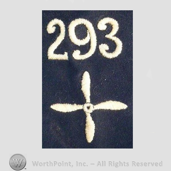 WWI Enlisted Squadron Patch : 293rd Air Service Enlisted Squadron Patch.