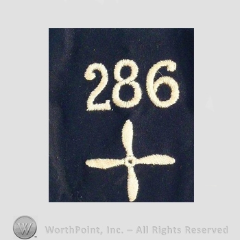 WWI Enlisted Squadron Patch : 286th Air Service Enlisted Squadron Patch.