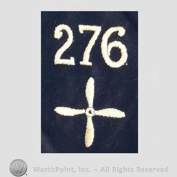 WWI Enlisted Squadron Patch : 276th Air Service Enlisted Squadron Patch.