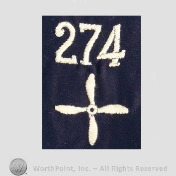 WWI Enlisted Squadron Patch : 274th Air Service Enlisted Squadron Patch.
