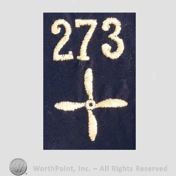 WWI Enlisted Squadron Patch : 273rd Air Service Enlisted Squadron Patch.