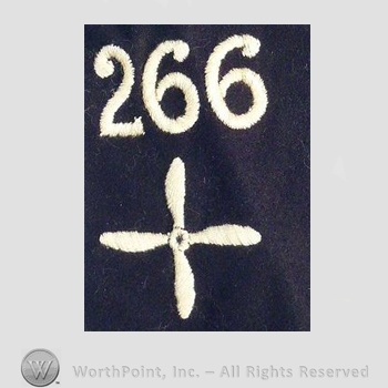 WWI Enlisted Squadron Patch : 266th Air Service Enlisted Squadron Patch.
