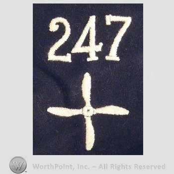 WWI Enlisted Squadron Patch : 247th Air Service Enlisted Squadron Patch.