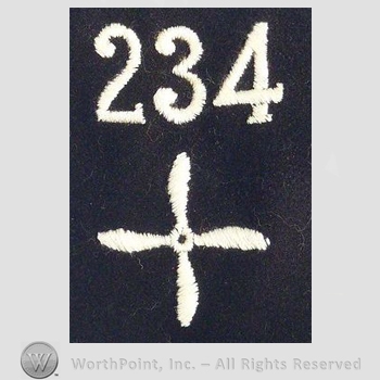 WWI Enlisted Squadron Patch : 234th Air Service Enlisted Squadron Patch.