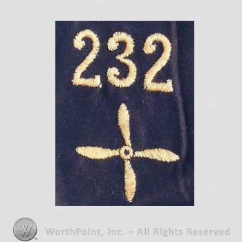 WWI Enlisted Squadron Patch : 232nd Air Service Enlisted Squadron Patch.