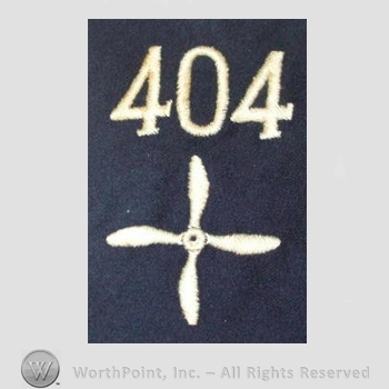 WWI Enlisted Squadron Patch : 404th Air Service Enlisted Squadron Patch.