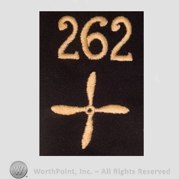 WWI Enlisted Squadron Patch : 262nd Aero Squadron Patch.