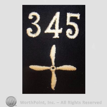WWI Enlisted Squadron Patch : 345th Aero Squadron Patch.