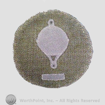 WWI Chevrons : Coast Artillery Mine Co 1st Cl Gunner Wool Chevron.