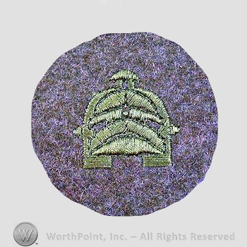 WWI Chevrons : Tank Corps Private First Class Wool Chevron.