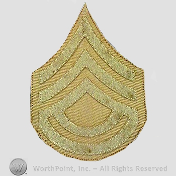 WWI Chevrons : Battalion Sergeant Major Chevron.