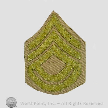 WWI Chevrons : Battalion Sergeant Major Chevron.