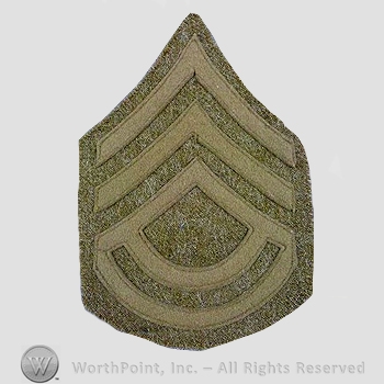 WWI Chevrons : Battalion Sergeant Major Chevron.
