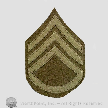 WWI Chevrons : Wool Staff Sergeant Chevron.