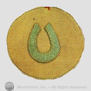 WWI Chevrons : WWI Horseshoer/Farrier Khaki Chevron.