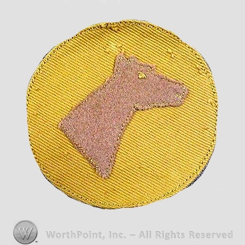 WWI Chevrons : WWI Horseshoer/Farrier Khaki Chevron.