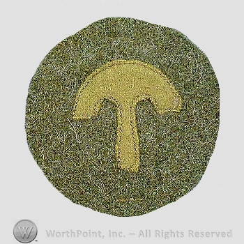 WWI Chevrons : WWI Saddler Wool Chevron.