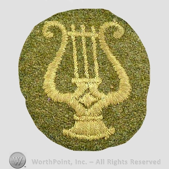 WWI Chevrons : WWI Army Musician Wool Chevron.