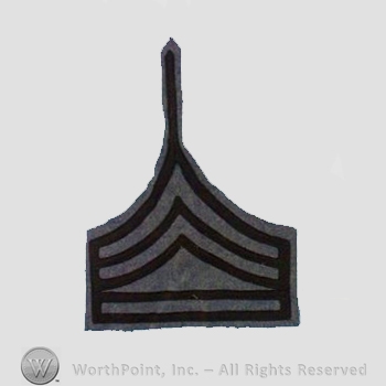 WWI Chevrons : Military Academy Senior Sergeant Chevron.