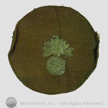 WWI Chevrons : Ordnance Private First Class Chevron.
