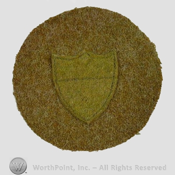 WWI Chevrons : Adjutant General Corps Private First Class Chevron.
