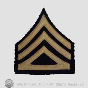 WWI Chevrons : 1920's Supply Sergeant Dress Chevron.