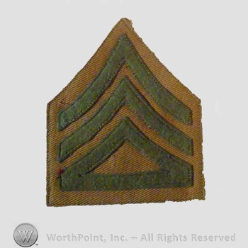 WWI Chevrons : WWI Quartermaster Sergeant Chevron.