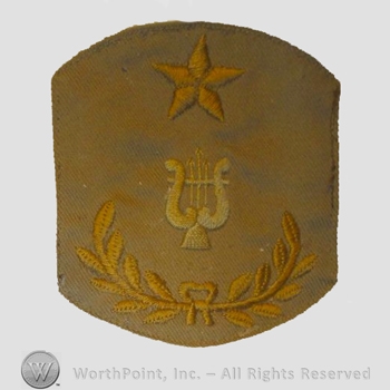 WWI Chevrons : WWI Band Leader Chevron.