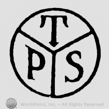A circle divided in three parts; a letter in each part: P, T, S.