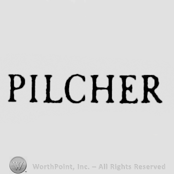 PILCHER written with uppercase letters.