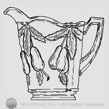 Glass pattern: Bosc Pear; creamer.
