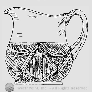 Glass pattern: The Persian; creamer.