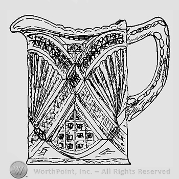 Glass pattern: Ada; creamer.