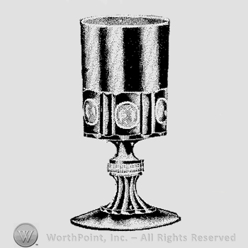 Glass pattern: Coin; champagne.