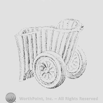 Glass pattern: Chariot; match-holder.