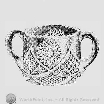 Glass pattern: No. 40; sugar.