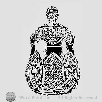 Glass pattern: No. 30; sugar and cover.