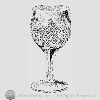 Glass pattern: No. 30; wine.