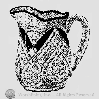 Glass pattern: No. 1205; creamer.