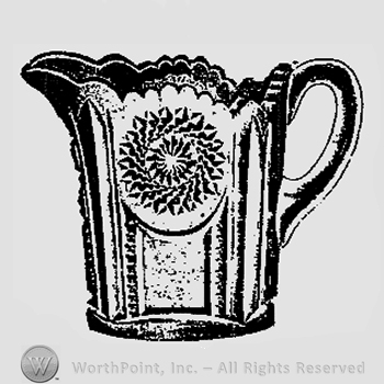 Glass pattern: No. 1235; creamer.